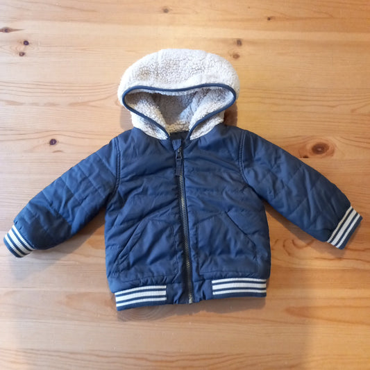 Fluffy Hood and Inner Coat - Boys 12-18 months - Nutmeg