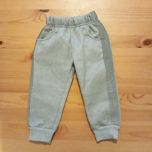 Grey Shiny Reflective Stripes Joggers - Unisex 1 year