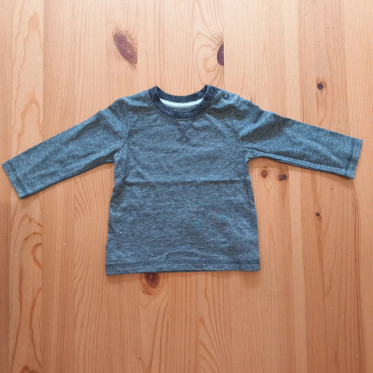 Black And White Thin Stripe Long Sleeve Top - Boys 6-9 months - George