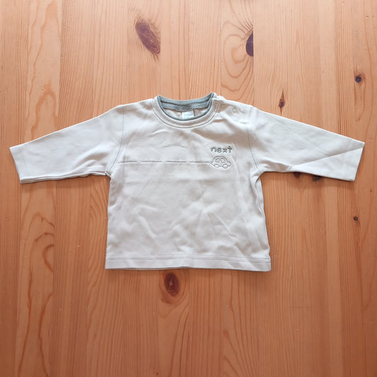 Beige Car Long Sleeve Top - Boys 3-6 months - Next