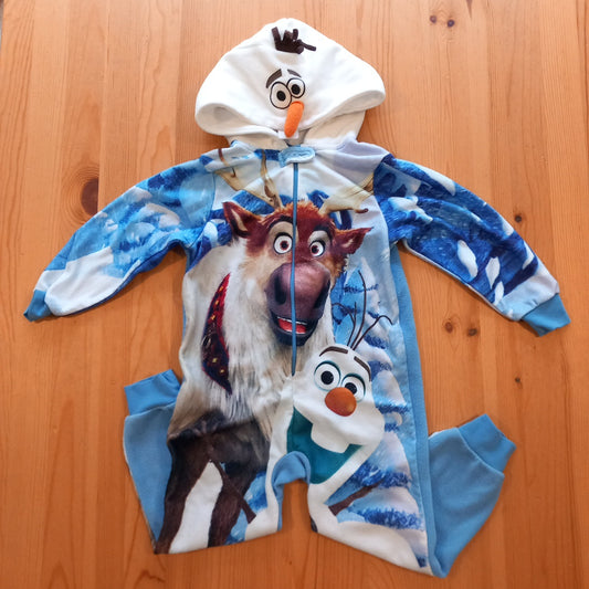 Olaf Frozen Fleecy Onesie - Unisex 5-6 years - Primark