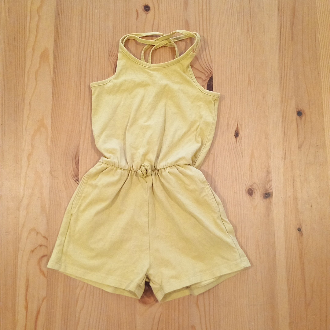 Mustard Playsuit - Girls 4-5 years - George