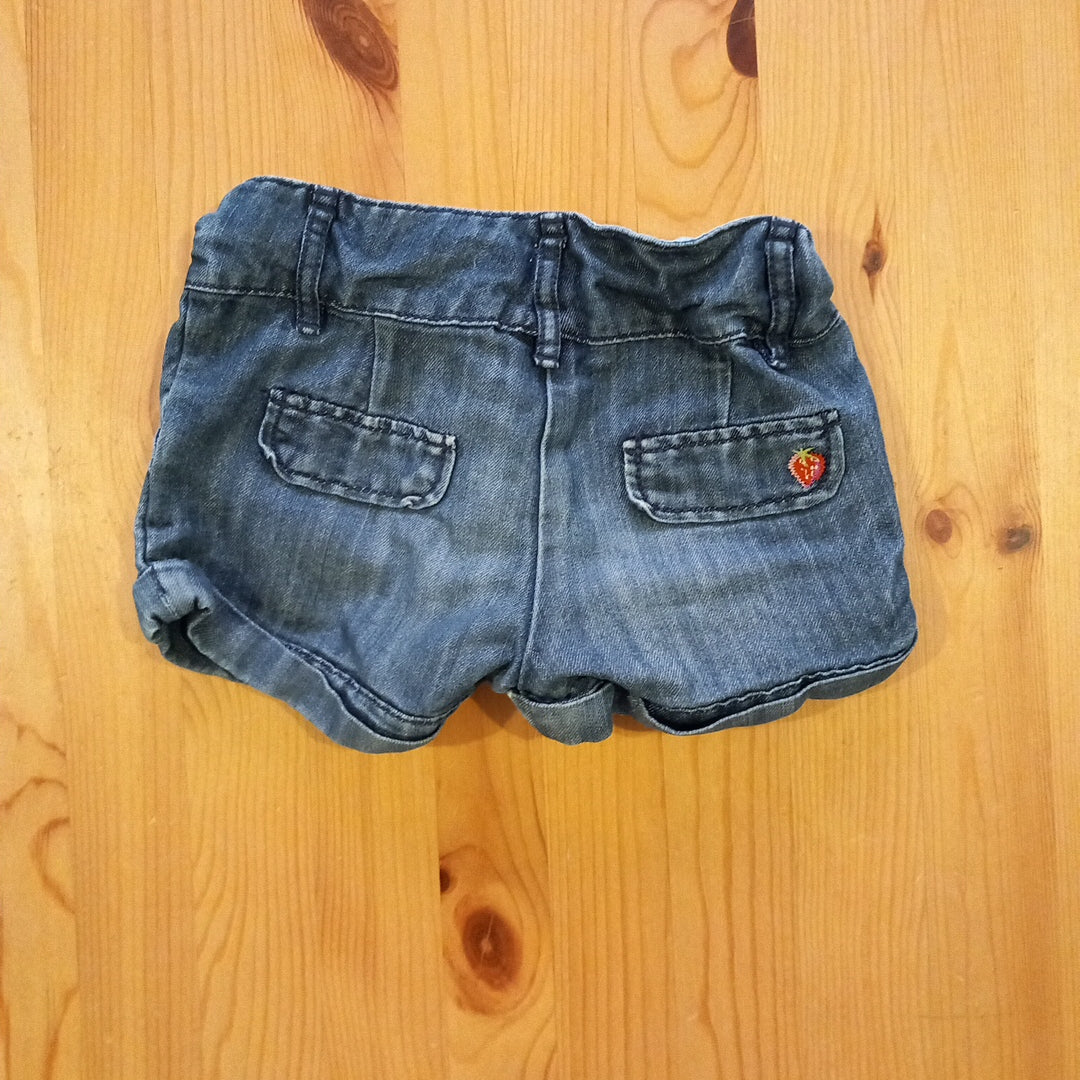 Denim Strawberry Pocket Shorts - Girls 5 years - Next