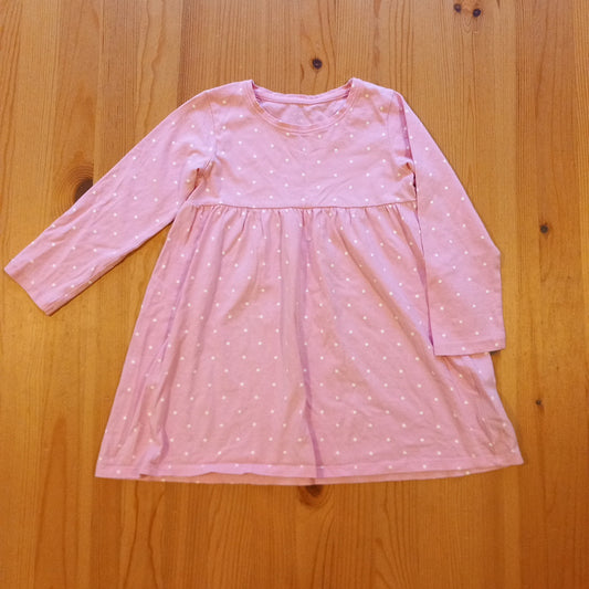 Pink Spotty Dress - Girls 4-5 years - Mothercare