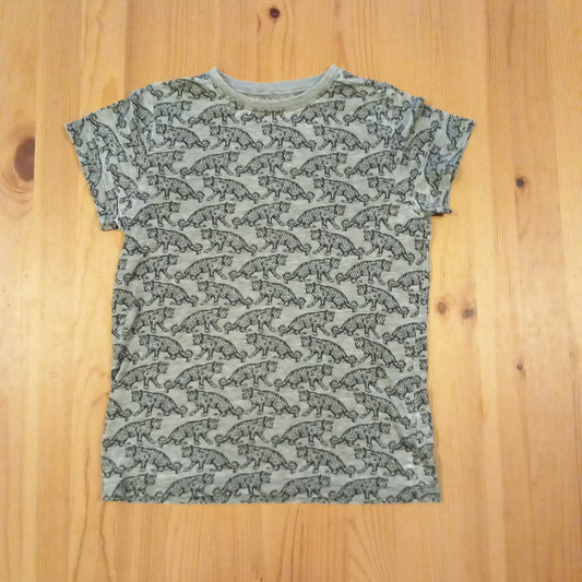 Grey Leopards T-Shirt - Girls 8 years - Next