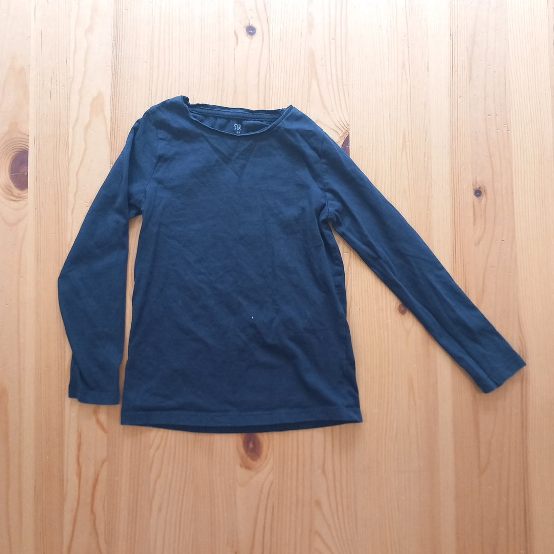 Navy Long Sleeve Top - Girls 6 years - La Redoute