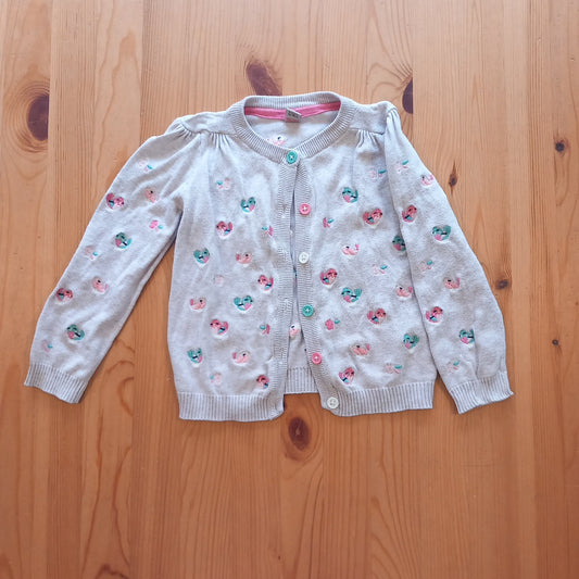 Birds Cardigan (some washwear) - Girls 2-3 years - TU