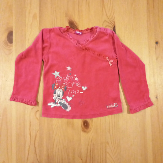 Minnie Soft Feel Pyjama Top (some damage to stitching) - Girls 2-3 years - Matalan