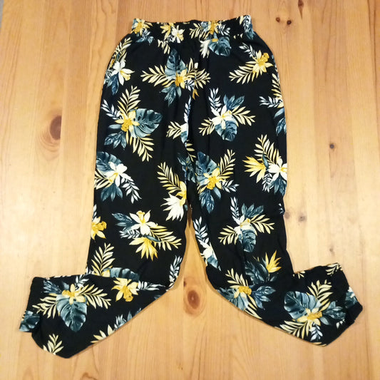 Black Floral Trousers - Girls 10-11 years - New Look