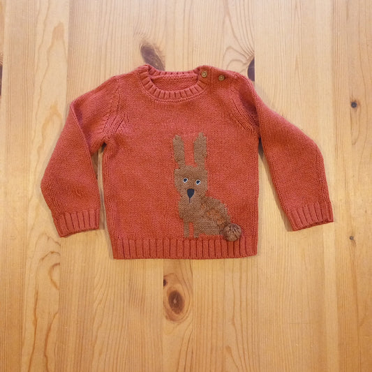 Playwear (a few plucks and bobbling) Rabbit Jumper - Unisex 12-18 months - M&S