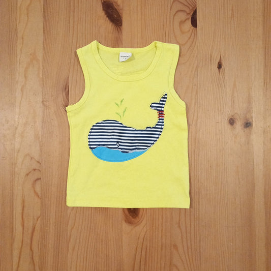 Yellow Whale 'Dear Mom' Vest - Unisex Size Small - Wneebear
