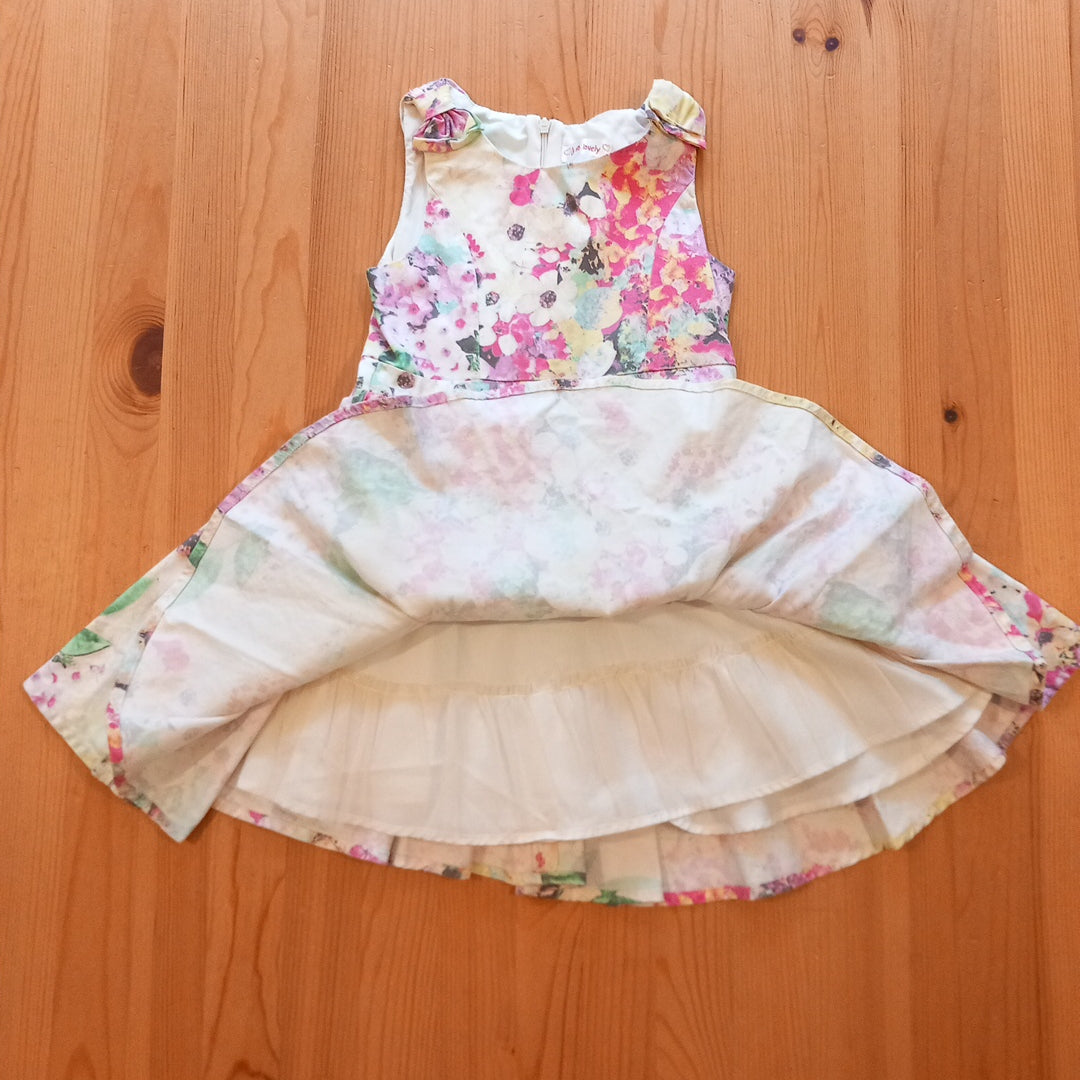 Lined Floral Dress - Girls 6-7 years - Matalan