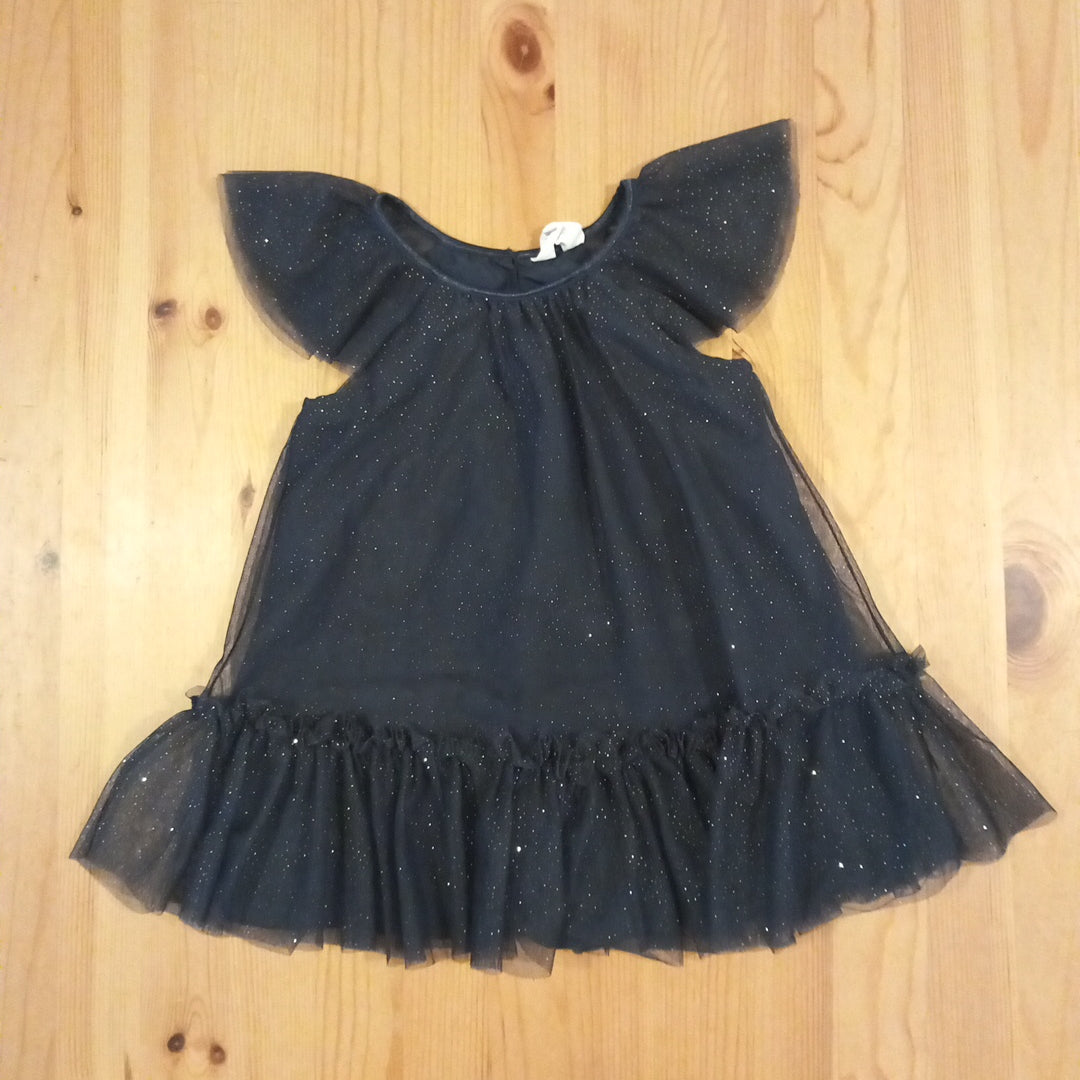 Glittery Dress With Net Outer Layer - Girls 18-24 months - H&M