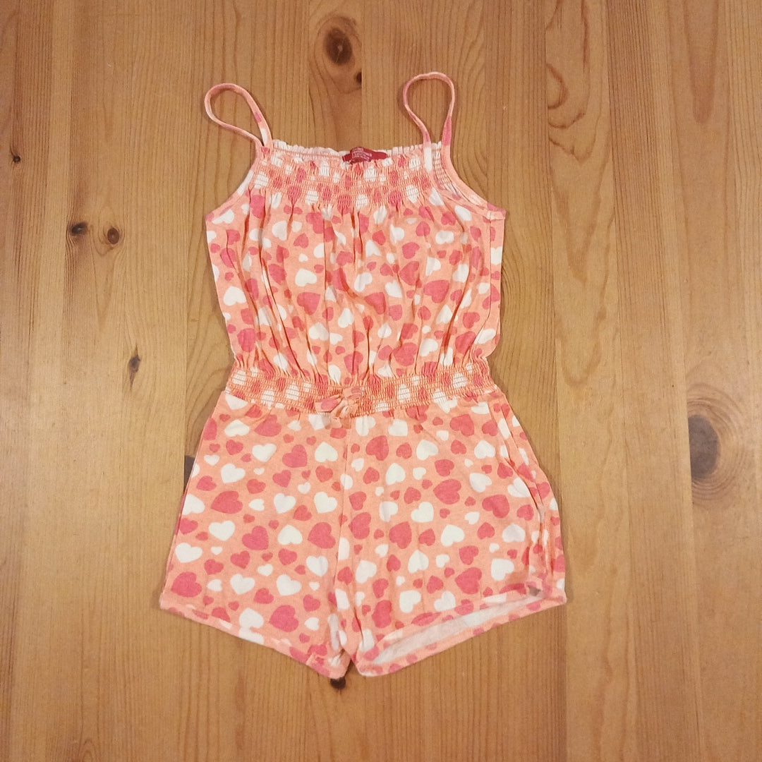 Hearts Playsuit - Girls 5-6 years - Young Dimension