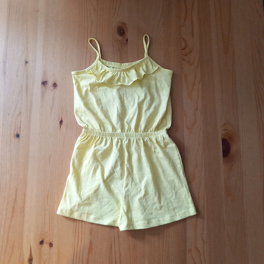 Yellow Playsuit - Girls 5-6 years - Matalan