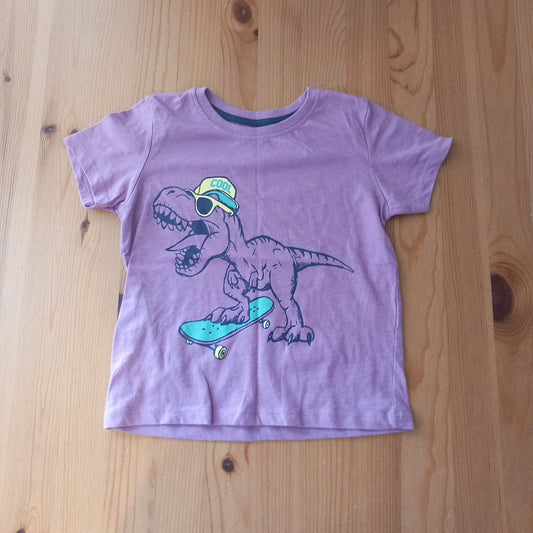 Purple 'Cool' Dinosaur T-Shirt - Boys 3-4 years - Primark