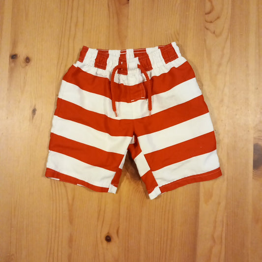 Red And White Striped Swim Shorts - Boys 2-3 years - Mothercare