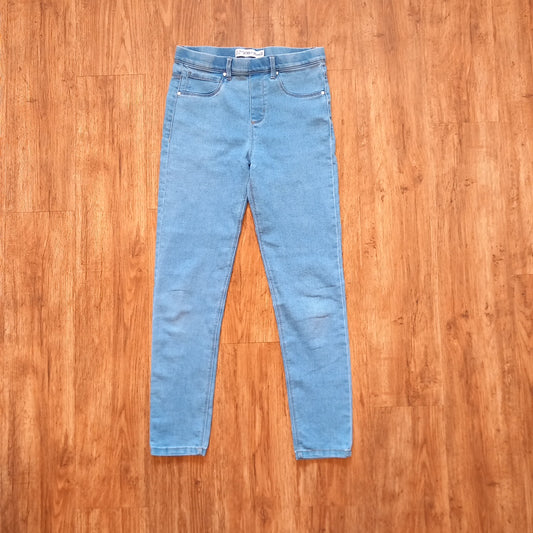 Blue Distressed Look Skinny Jeans/Jeggings - Girls 11-12 years - Primark