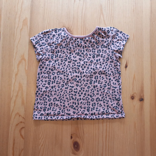 Pink Animal Print Short/Cropped Top - Girls 3-4 years - George