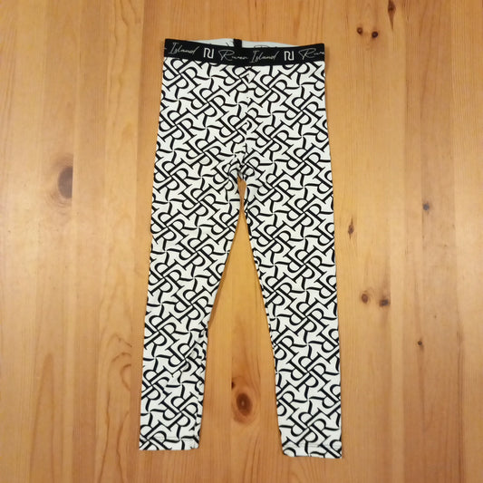 Black And White Leggings - Girls 7-8 years - River Island