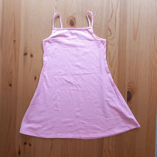 Pink And White Striped Dress - Girls 8-9 years - F&F