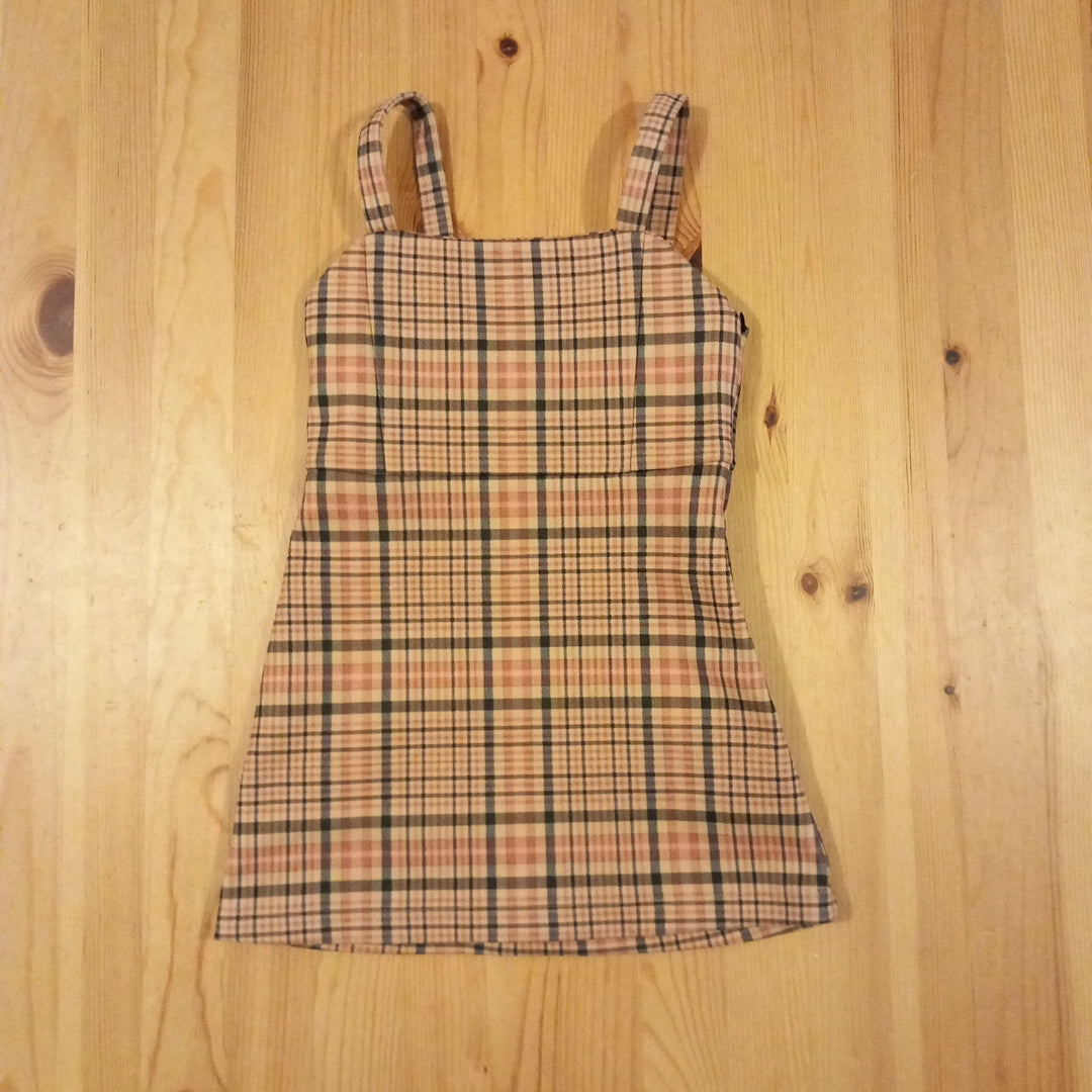 Checked Pinafore Dress - Girls 5-6 years - F&F
