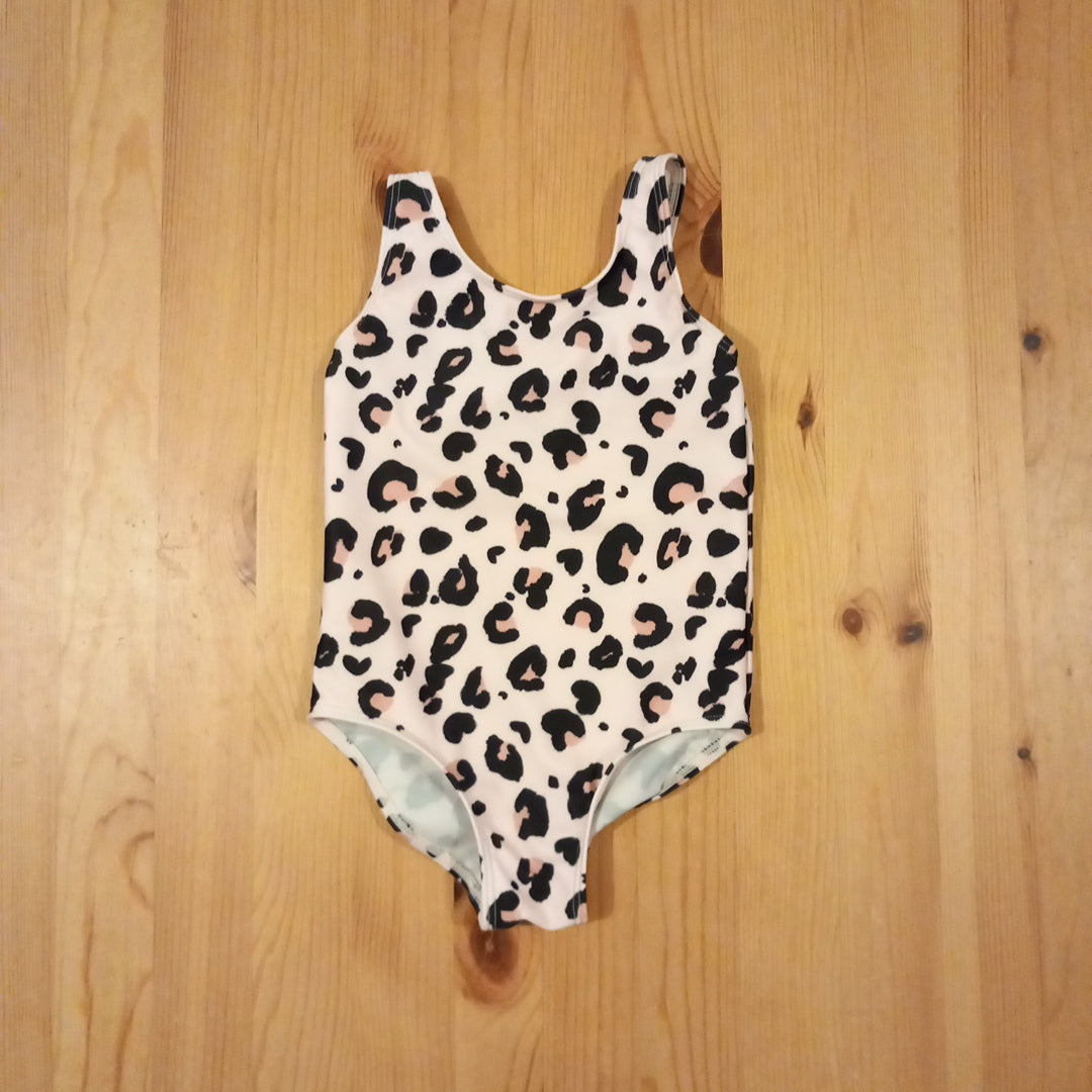 Pink Animal Print Swimsuit - Girls 3-4 years - George