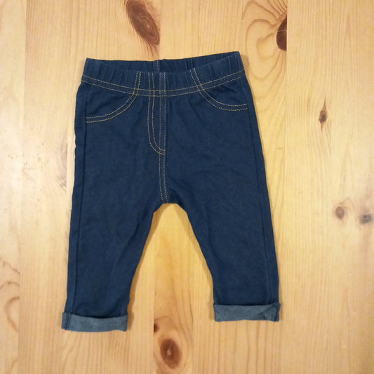 Navy Jeggings - Unisex 3-6 months - Nutmeg