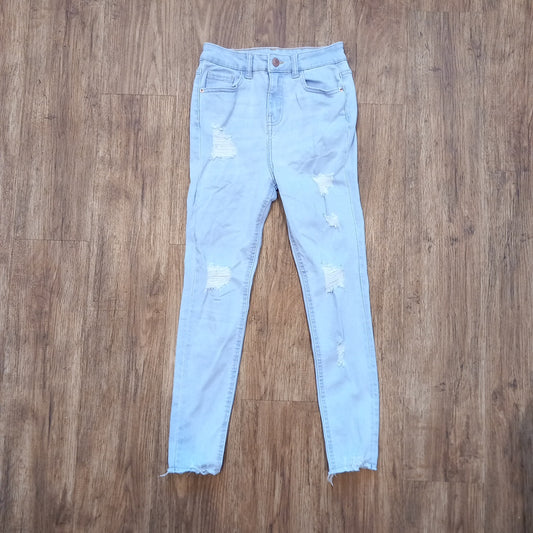 Light Distressed Look Jeans - Girls 9-10 years - George