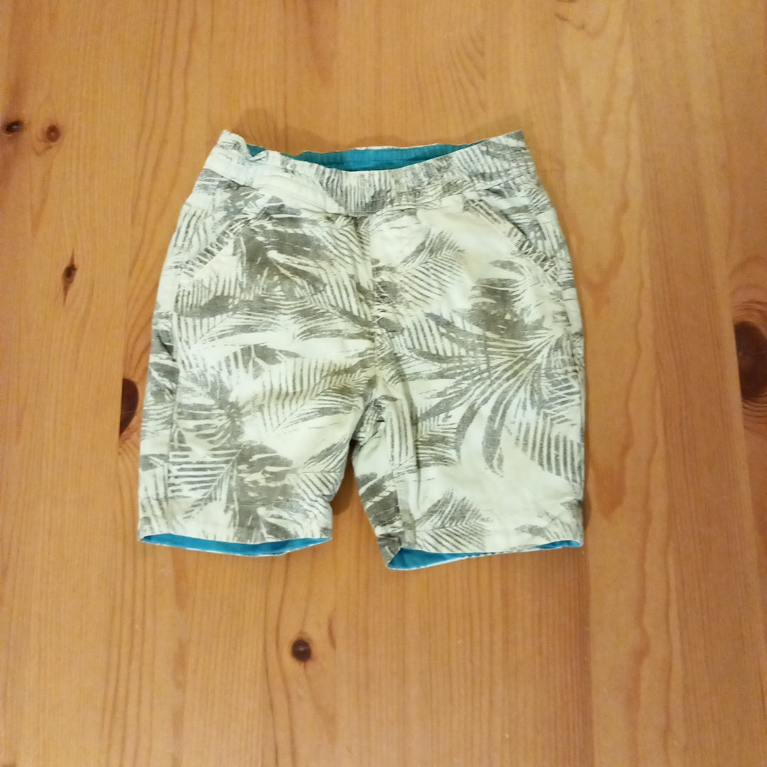 Reversible Shorts (faint Mark on patterned side) - Boys 2-3 years - Nutmeg