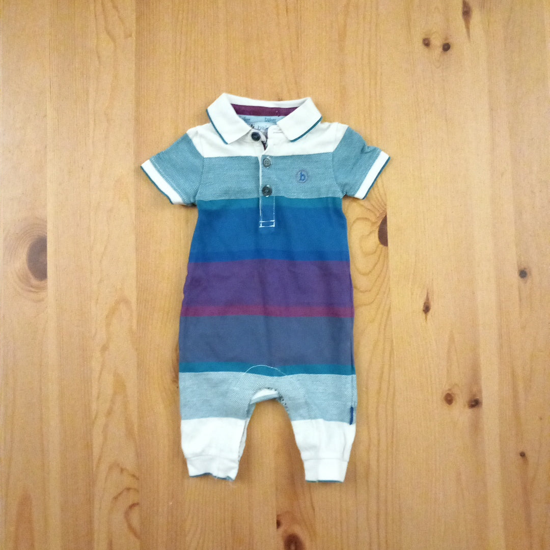 Striped Romper - Boys 0-3 months - Ted Baker