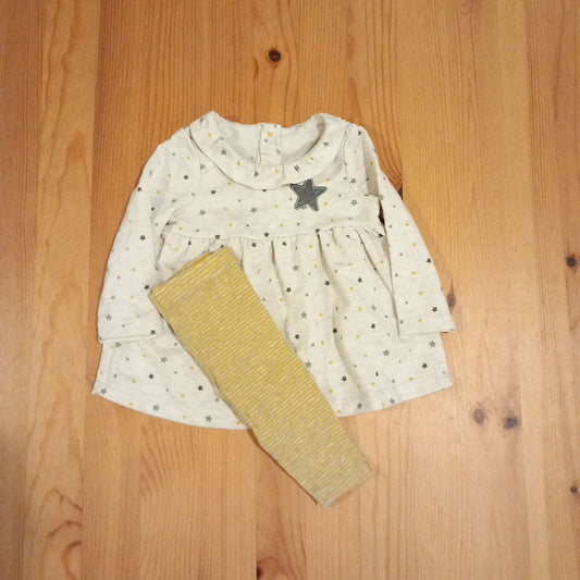 Stars Top & Leggings Set - Girls up to 3 months - TU