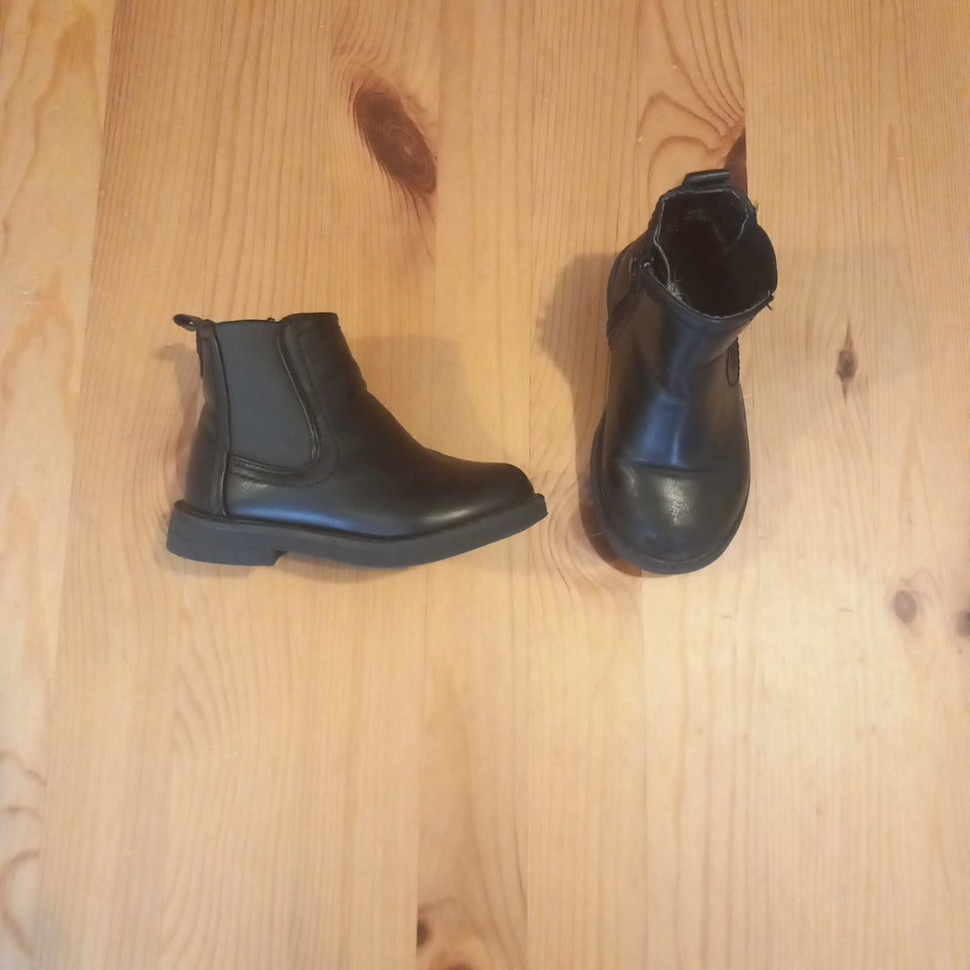 Black Chelsea Boots - Girls Infant Size 6 - Nutmeg