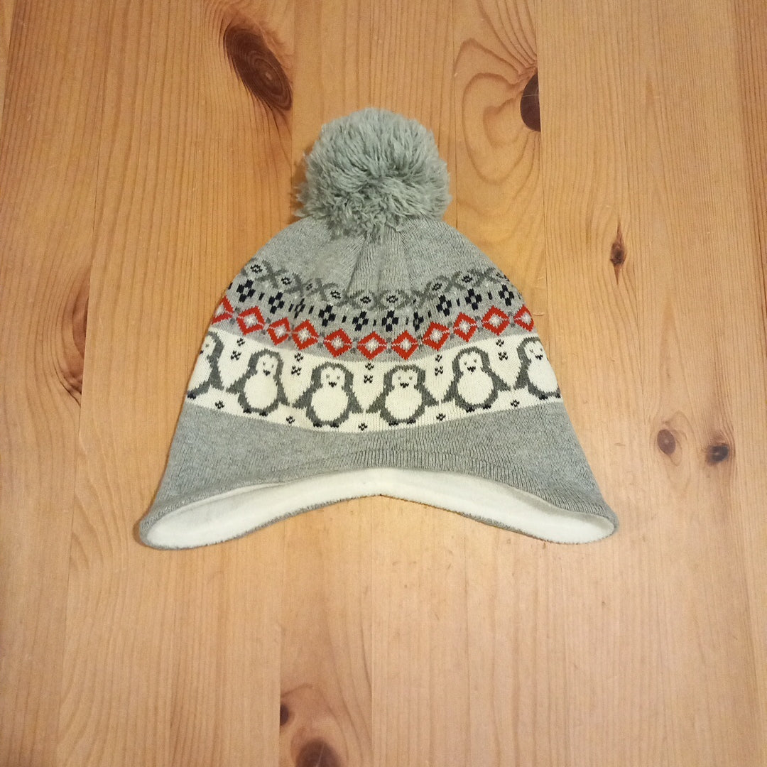 Penguin Winter Hat With Fleecy Lining - Unisex 1-2 years - TU