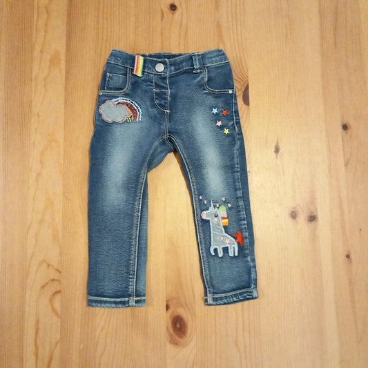 Colourful Pictures Jeans - Girls 9-12 months - Next