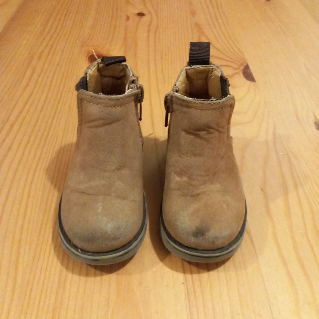 Brown Chelsea Style Boots - Unisex Infant Size 3 - Primark