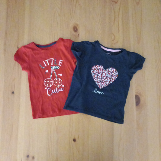 2 x T-Shirts - Girls 24-36 months - Primark