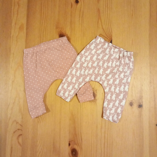 2 x Pairs of Leggings - Girls up to 3 months - Next