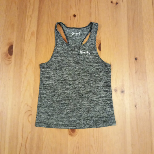 Grey Activewear Top - Girls 7-8 years - USA Pro