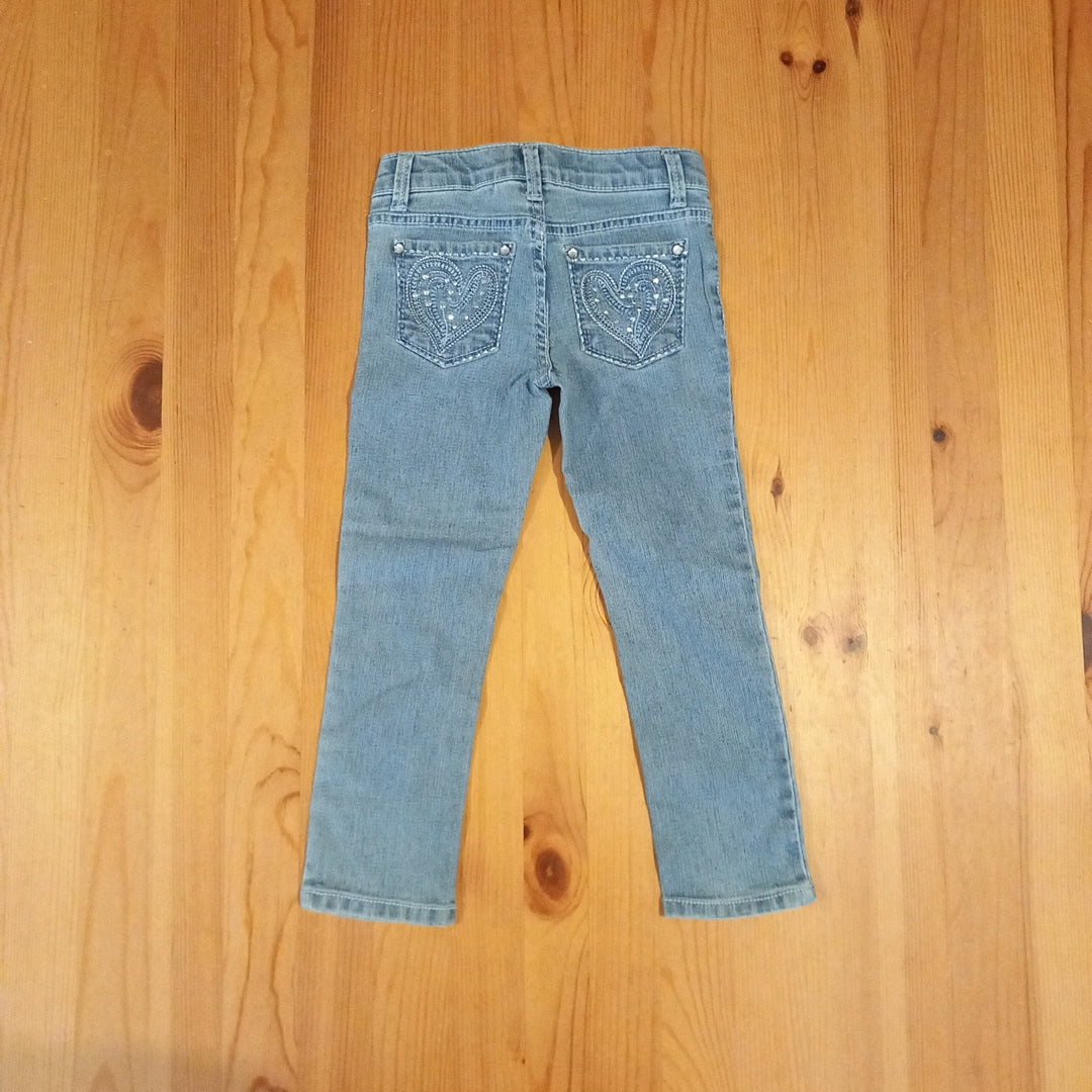 Light Blue Distressed Look Jeans - Girls 5 years - Jordache