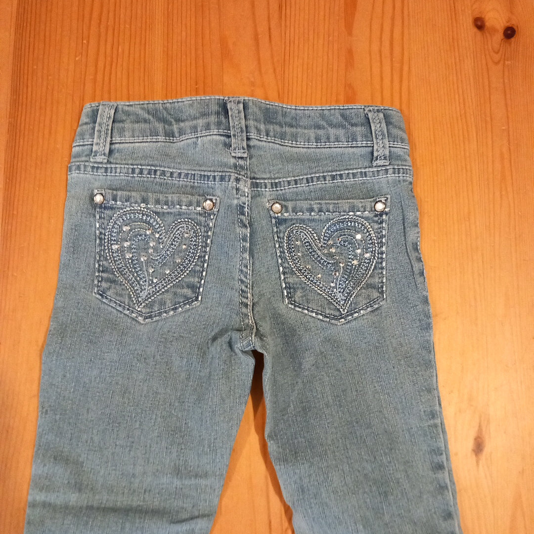 Light Blue Distressed Look Jeans - Girls 5 years - Jordache