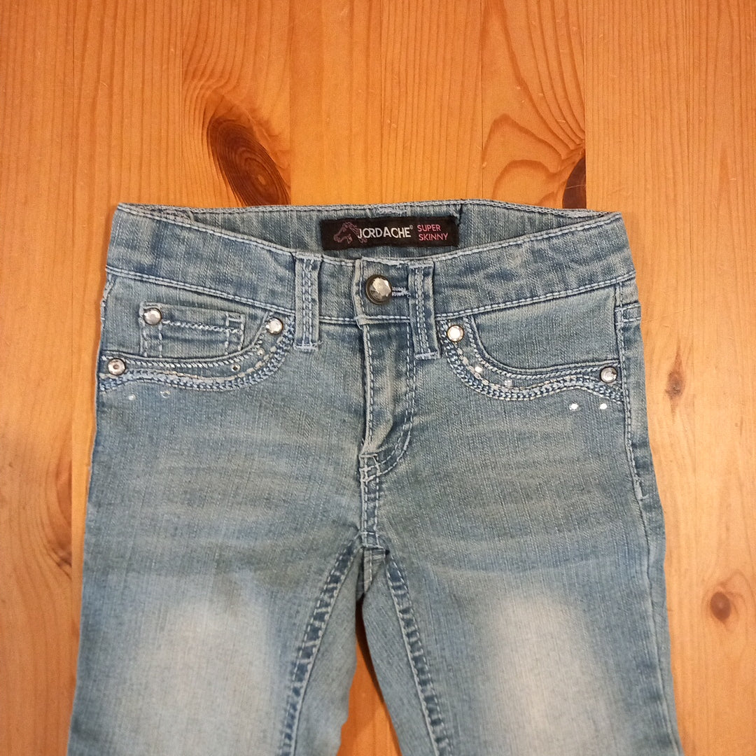 Light Blue Distressed Look Jeans - Girls 5 years - Jordache