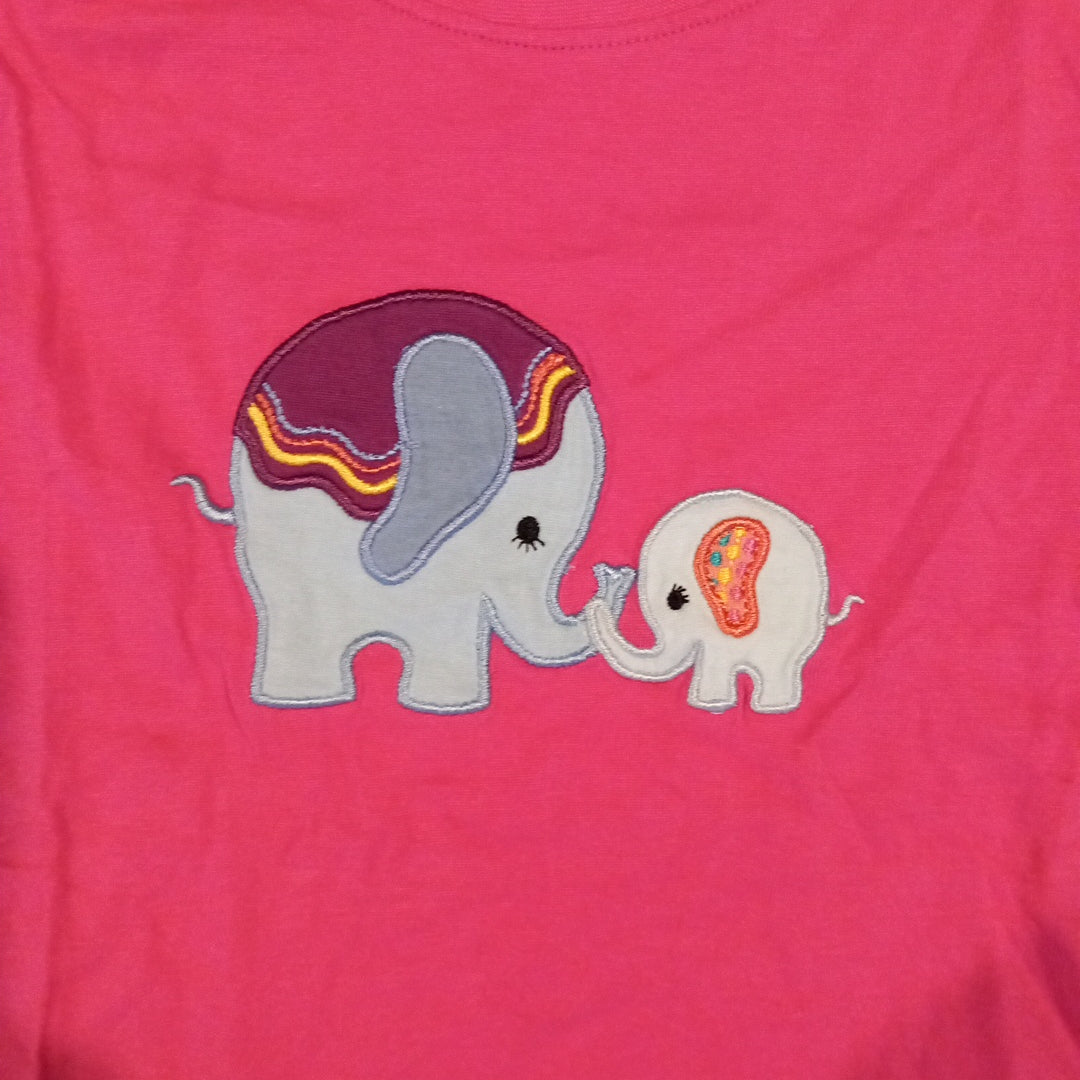 Pink Elephants T-Shirt - Girls 5-6 years - Mountain Warehouse