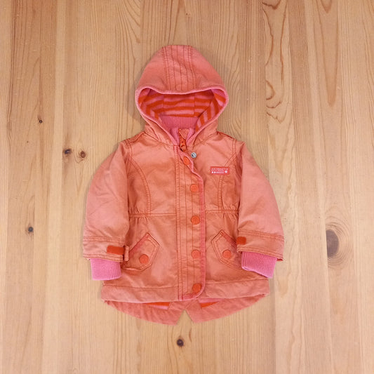 Coral Coloured Lightweight Coat - Girls 9-12 months - Next