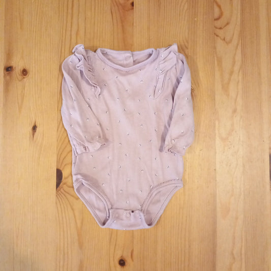 Long Sleeve Bodysuit Top - Girls 3-6 months - Mothercare