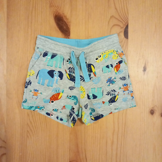 Grey Animals Shorts - Boys 6-9 months - H&M