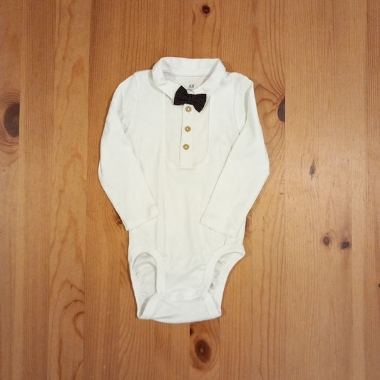 Formal Style Long Sleeve Bodysuit - Boys 6-9 months - H&M