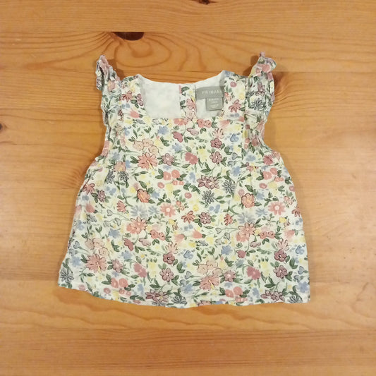 Floral Lined Sleeveless Top - Girls 6-9 months - Primark