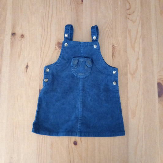 Navy Corduroy Pinafore Dress - Girls 6-9 months - John Lewis