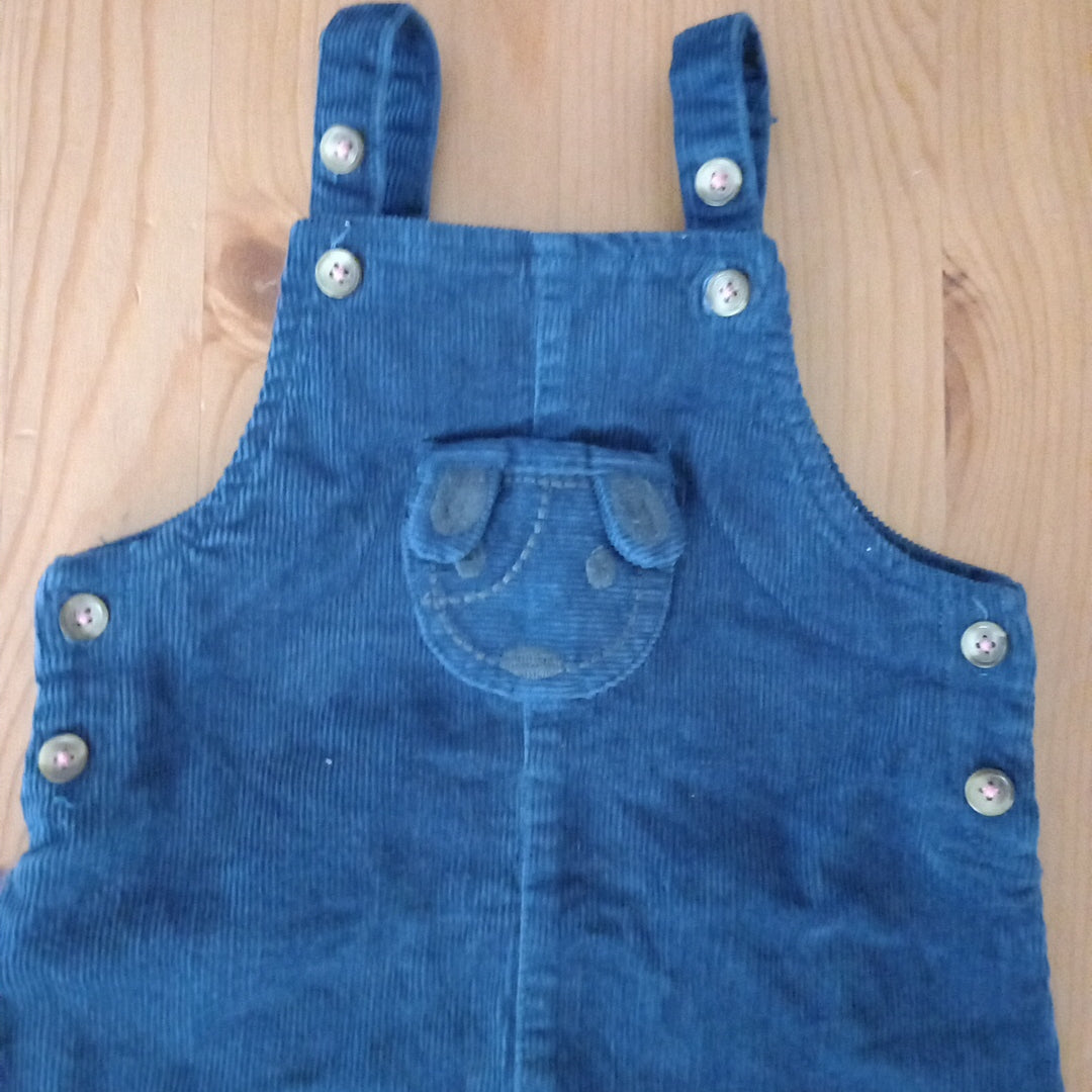 Navy Corduroy Pinafore Dress - Girls 6-9 months - John Lewis
